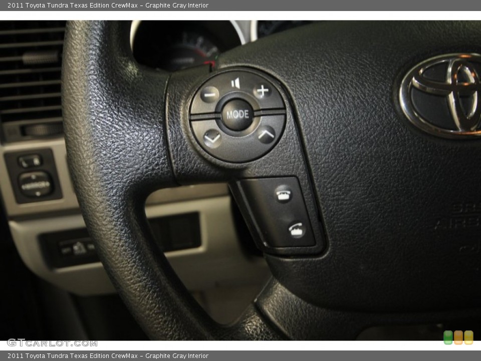 Graphite Gray Interior Controls for the 2011 Toyota Tundra Texas Edition CrewMax #70938028