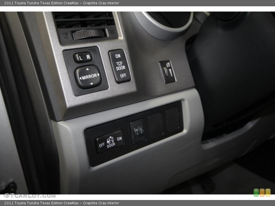 Graphite Gray Interior Controls for the 2011 Toyota Tundra Texas Edition CrewMax #70938037