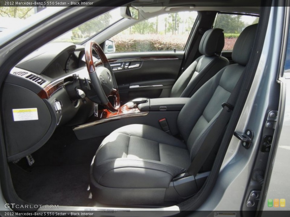 Black Interior Photo for the 2012 Mercedes-Benz S 550 Sedan #70939642