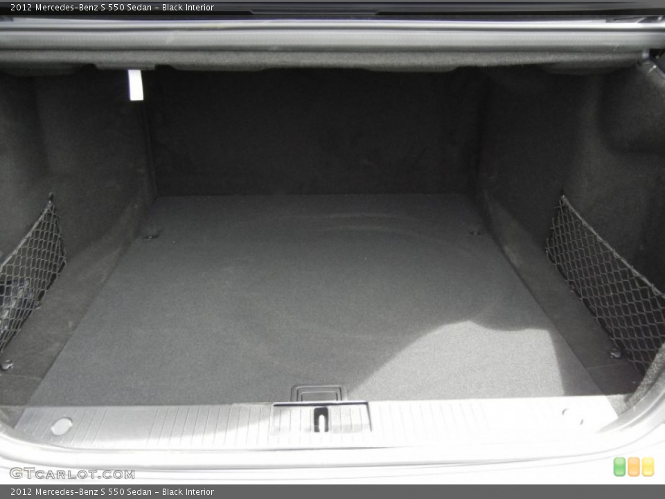 Black Interior Trunk for the 2012 Mercedes-Benz S 550 Sedan #70939699