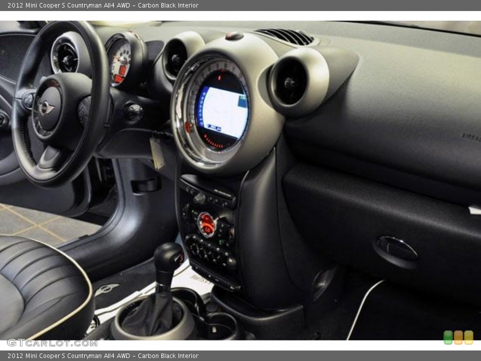 Carbon Black Interior Dashboard for the 2012 Mini Cooper S Countryman All4 AWD #70940413