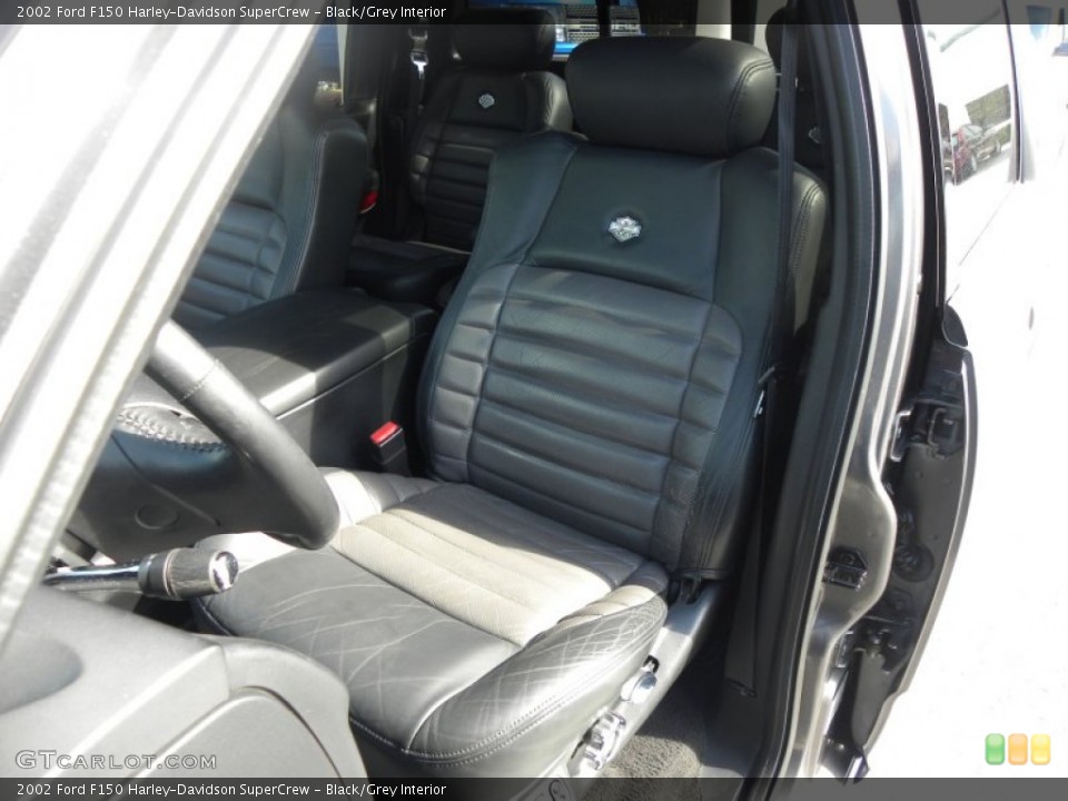 Black/Grey 2002 Ford F150 Interiors