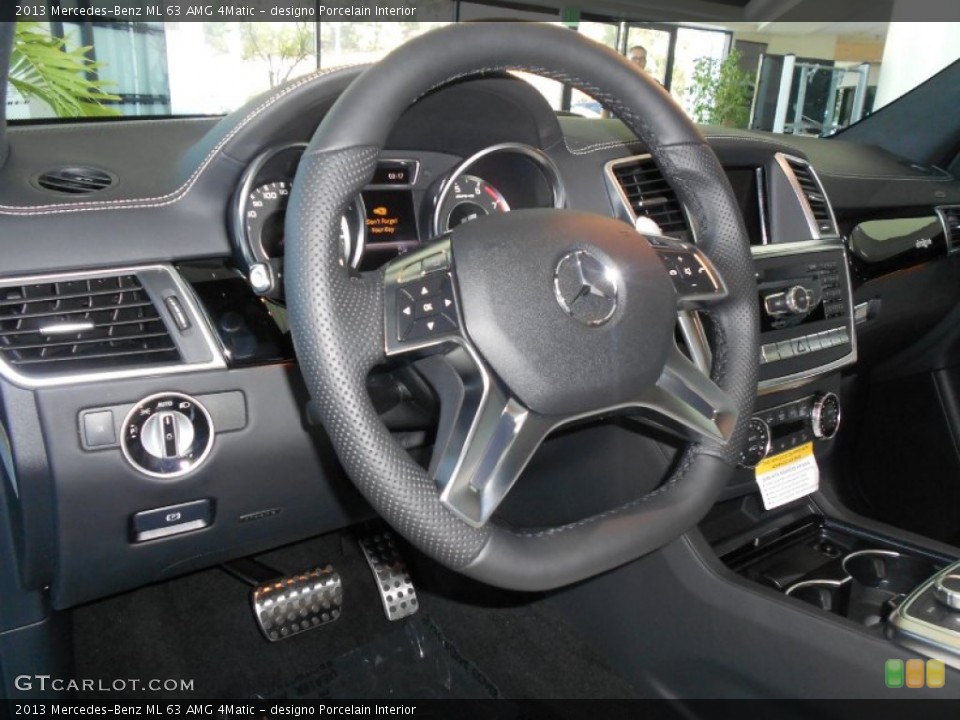 designo Porcelain Interior Steering Wheel for the 2013 Mercedes-Benz ML 63 AMG 4Matic #70943371