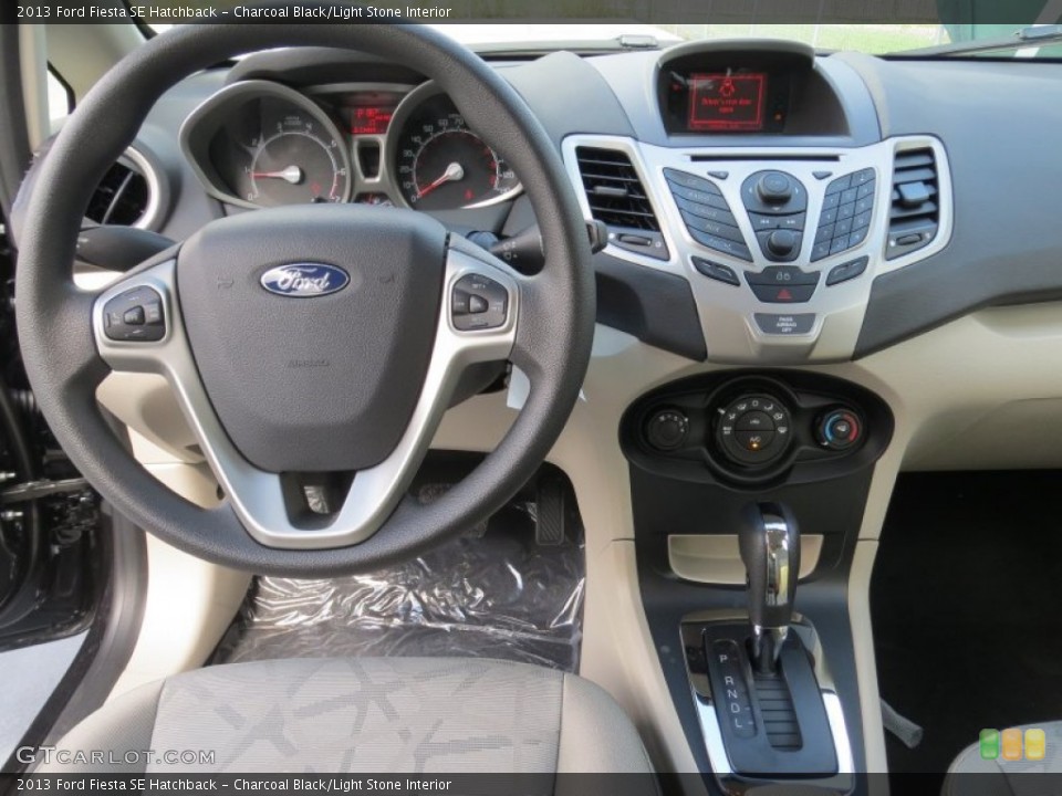Charcoal Black/Light Stone Interior Dashboard for the 2013 Ford Fiesta SE Hatchback #70947799