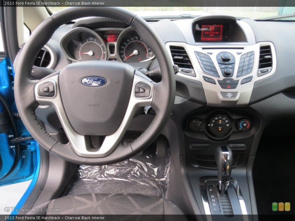 Charcoal Black Interior Dashboard for the 2013 Ford Fiesta SE Hatchback #70948069