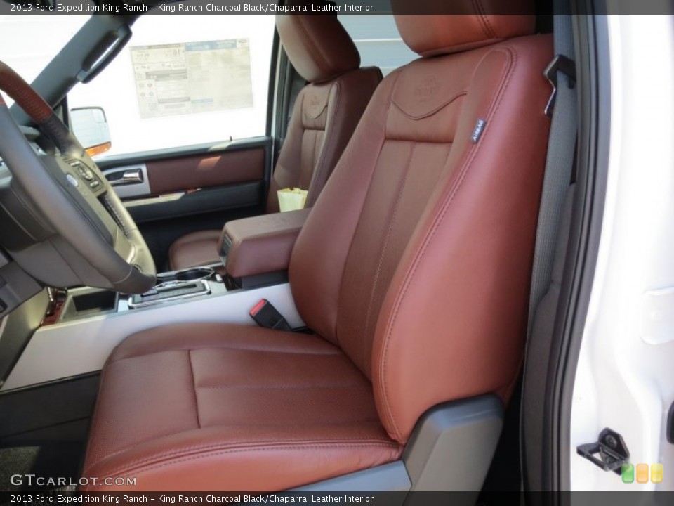 King Ranch Charcoal Black/Chaparral Leather Interior Photo for the 2013 Ford Expedition King Ranch #70949271