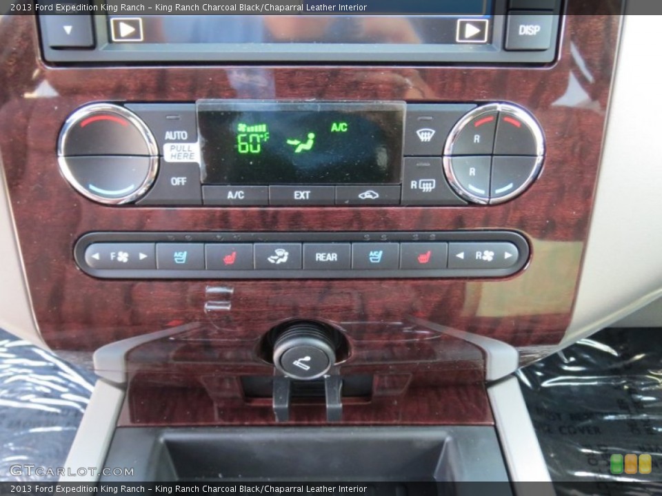 King Ranch Charcoal Black/Chaparral Leather Interior Controls for the 2013 Ford Expedition King Ranch #70949323