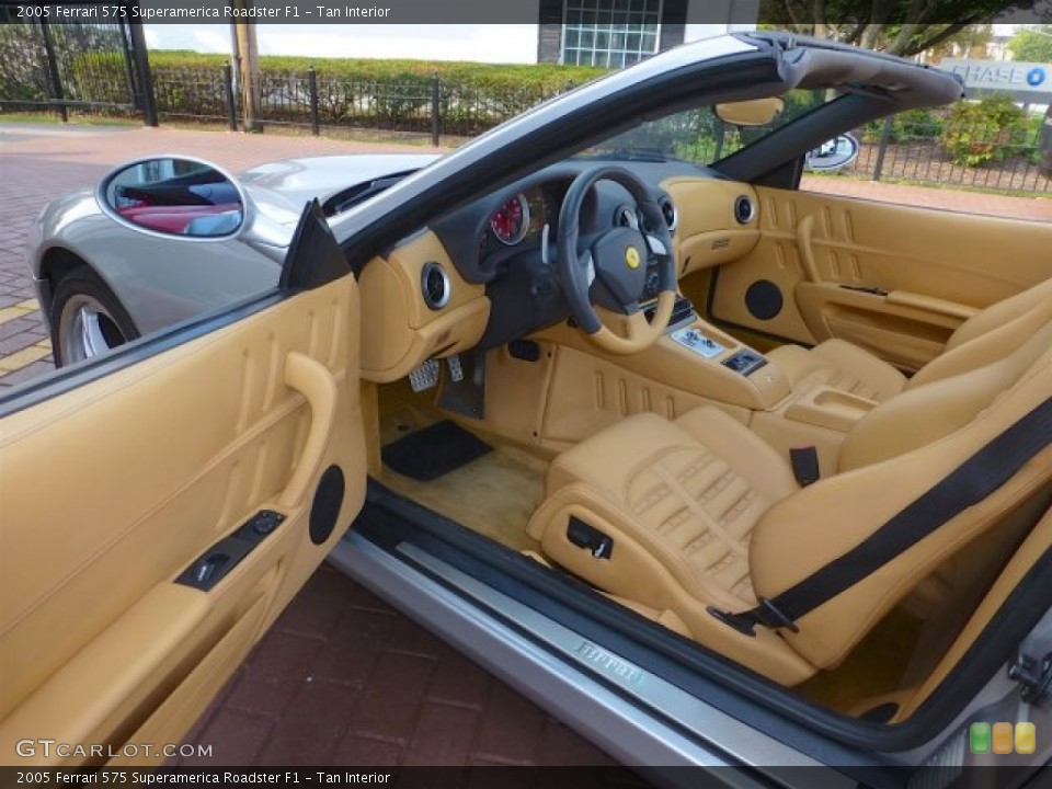 Tan Interior Photo for the 2005 Ferrari 575 Superamerica Roadster F1 #70952719