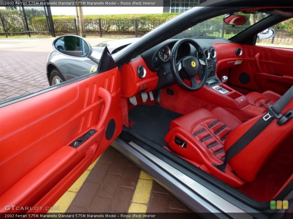 Rosso (Red) 2002 Ferrari 575M Maranello Interiors