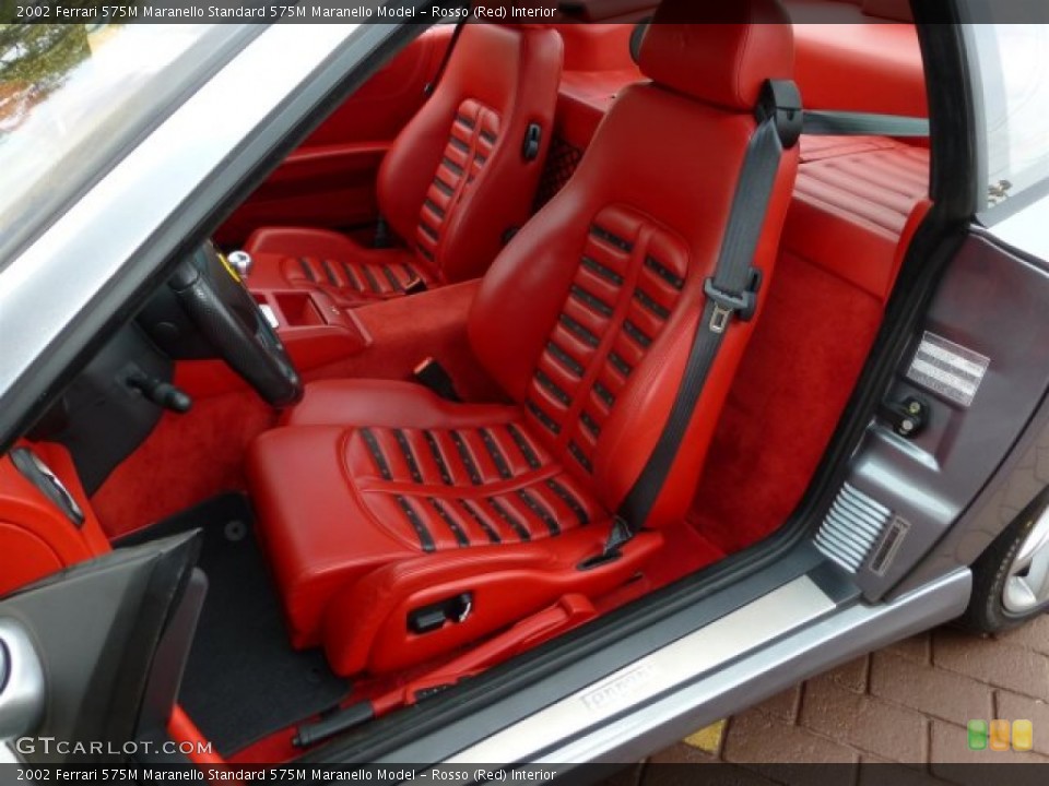 Rosso (Red) Interior Front Seat for the 2002 Ferrari 575M Maranello  #70952962