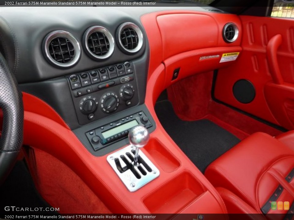 Rosso (Red) Interior Transmission for the 2002 Ferrari 575M Maranello  #70953001