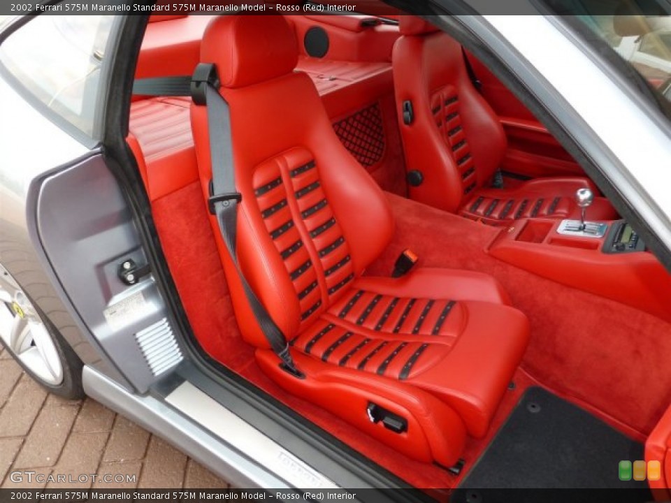 Rosso (Red) Interior Front Seat for the 2002 Ferrari 575M Maranello  #70953046