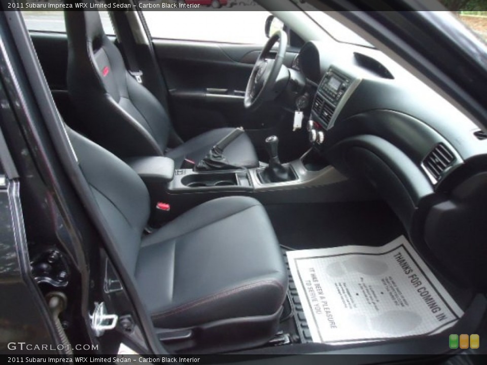 Carbon Black Interior Photo for the 2011 Subaru Impreza WRX Limited Sedan #70953805