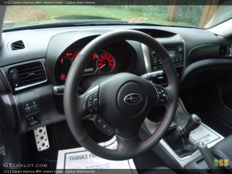 Carbon Black Interior Photo for the 2011 Subaru Impreza WRX Limited Sedan #70953815