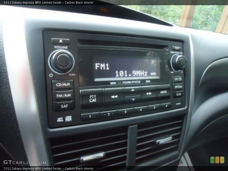 Carbon Black Interior Audio System for the 2011 Subaru Impreza WRX Limited Sedan #70953838