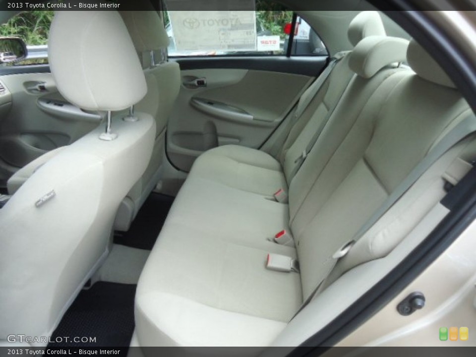 Bisque Interior Rear Seat for the 2013 Toyota Corolla L #70956340