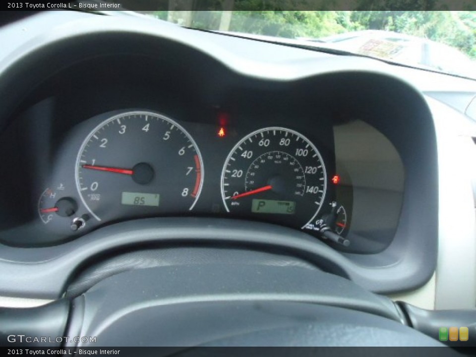 Bisque Interior Gauges for the 2013 Toyota Corolla L #70956363