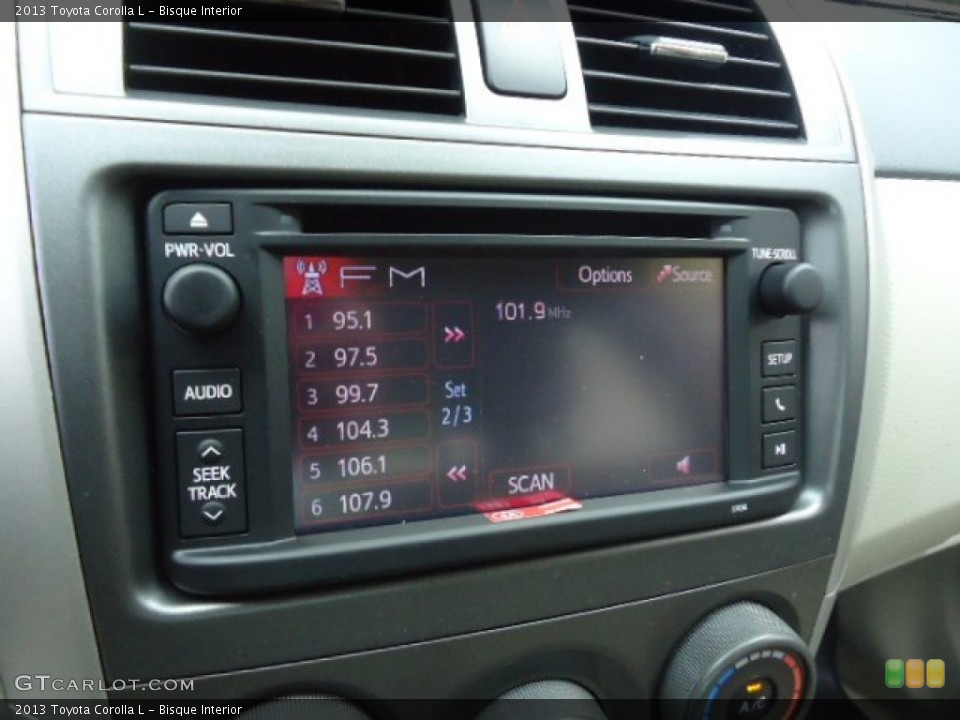 Bisque Interior Controls for the 2013 Toyota Corolla L #70956385