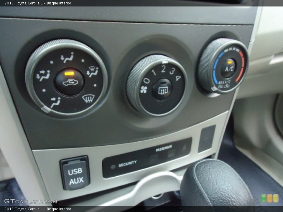 Bisque Interior Controls for the 2013 Toyota Corolla L #70956391