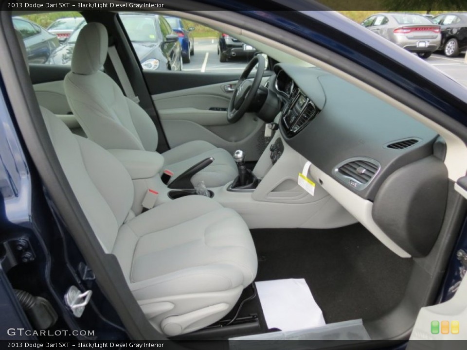 Black/Light Diesel Gray Interior Photo for the 2013 Dodge Dart SXT #70957990