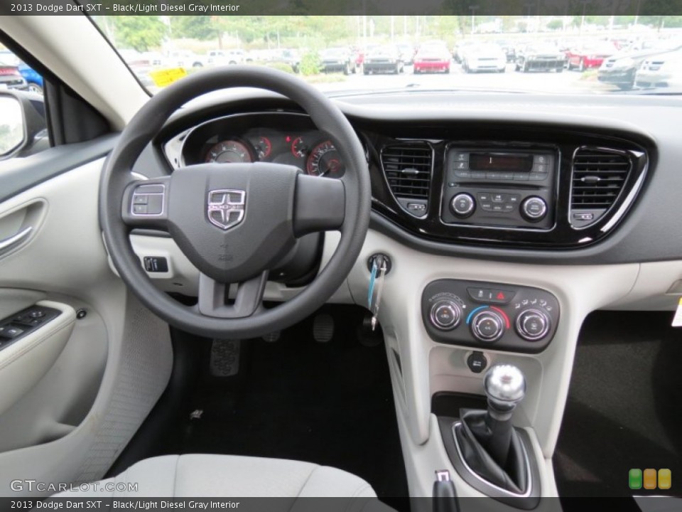 Black/Light Diesel Gray Interior Dashboard for the 2013 Dodge Dart SXT #70957996