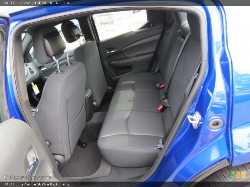 Black Interior Rear Seat for the 2013 Dodge Avenger SE V6 #70958743
