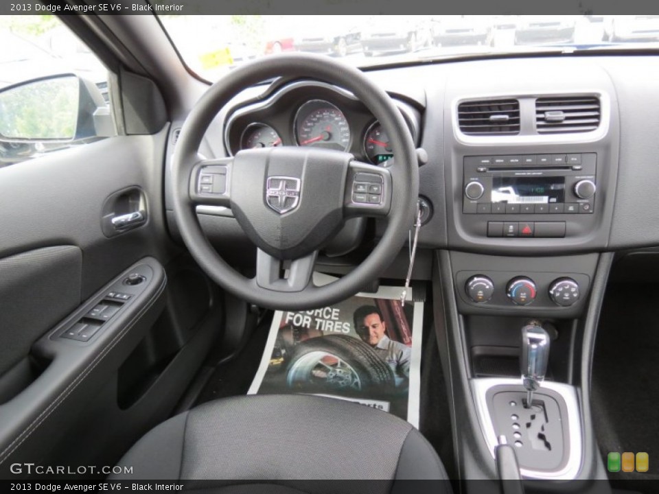 Black Interior Dashboard for the 2013 Dodge Avenger SE V6 70958755