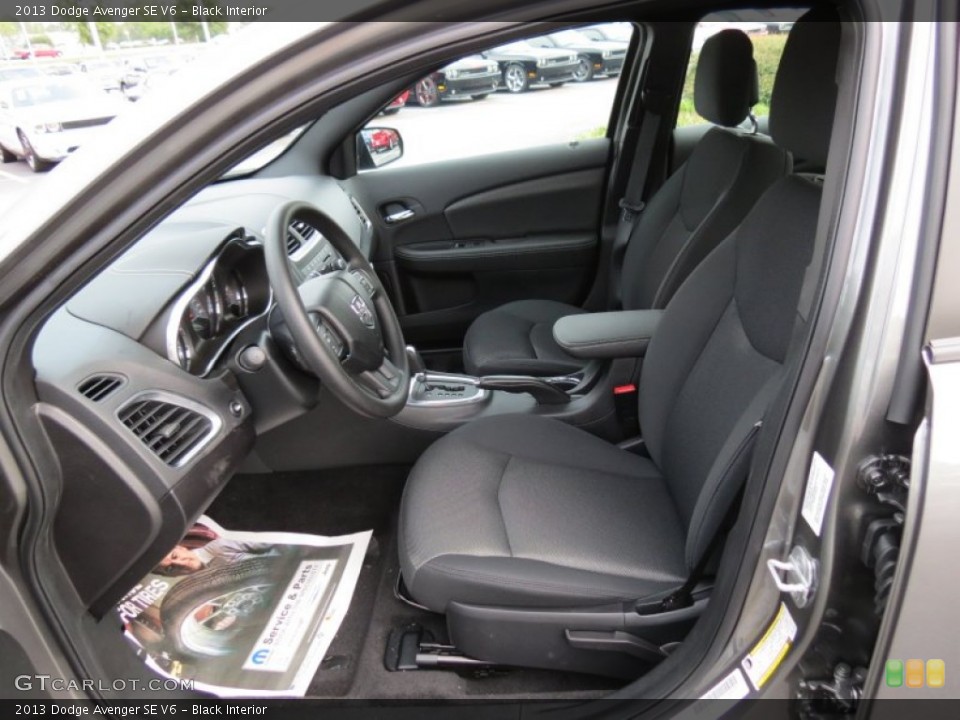 Black Interior Photo for the 2013 Dodge Avenger SE V6 #70958806