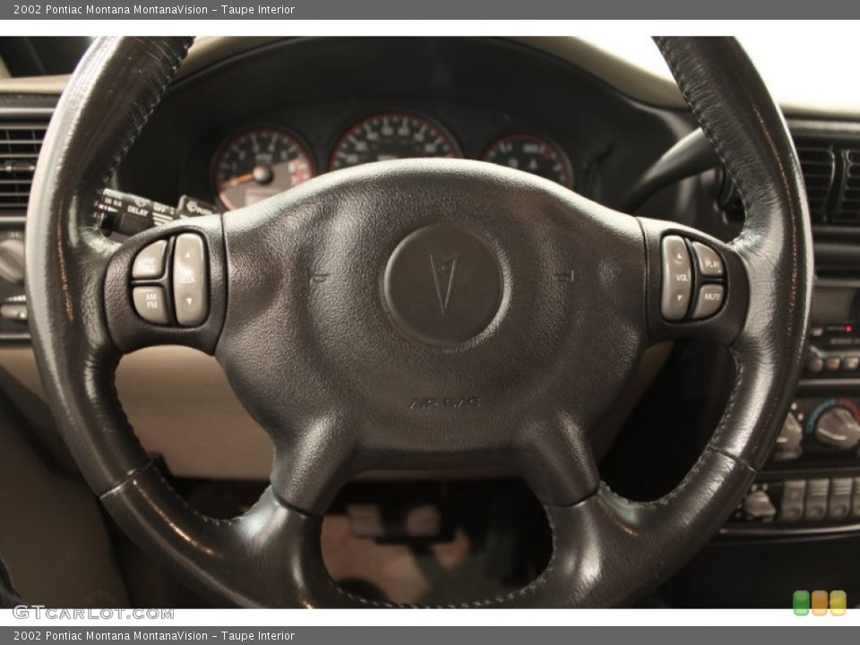 Taupe Interior Steering Wheel for the 2002 Pontiac Montana MontanaVision #70960888