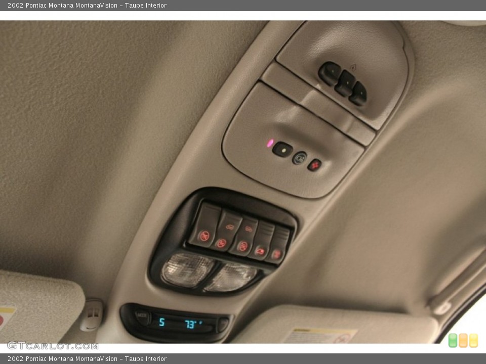 Taupe Interior Controls for the 2002 Pontiac Montana MontanaVision #70960894