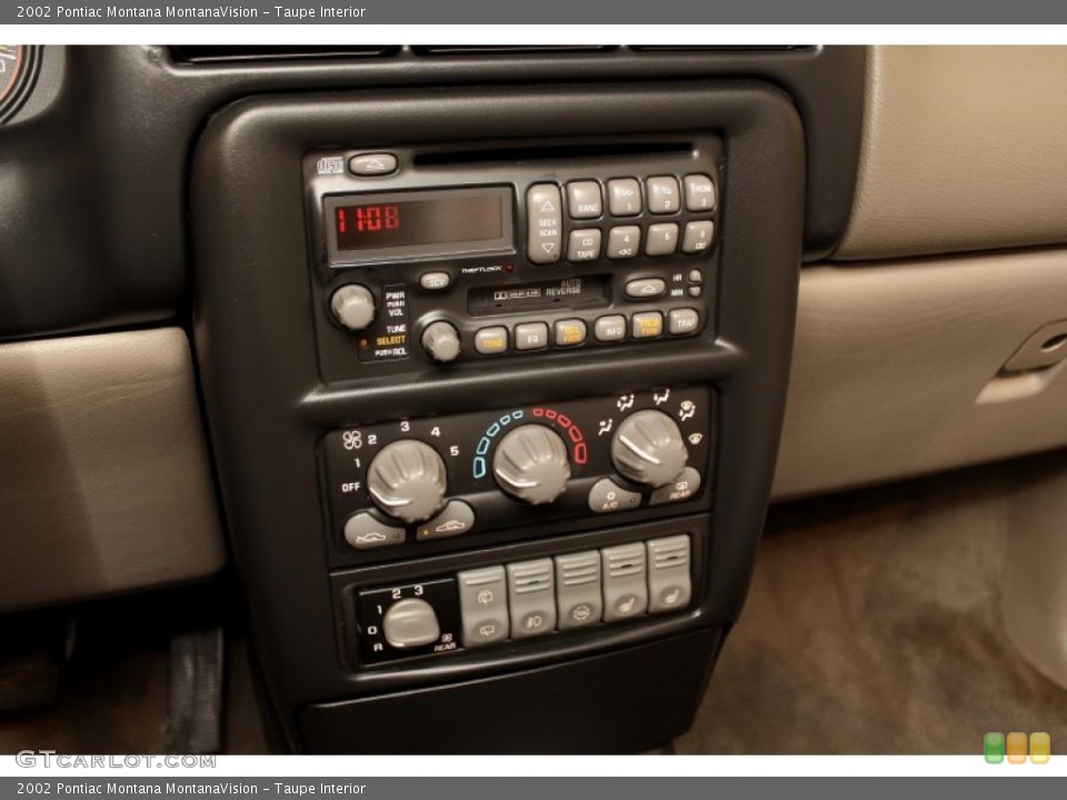 Taupe Interior Controls for the 2002 Pontiac Montana MontanaVision #70960897