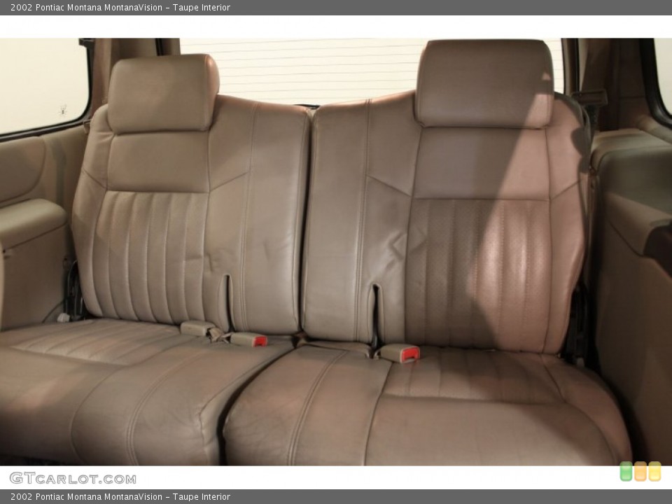 Taupe Interior Rear Seat for the 2002 Pontiac Montana MontanaVision #70960915