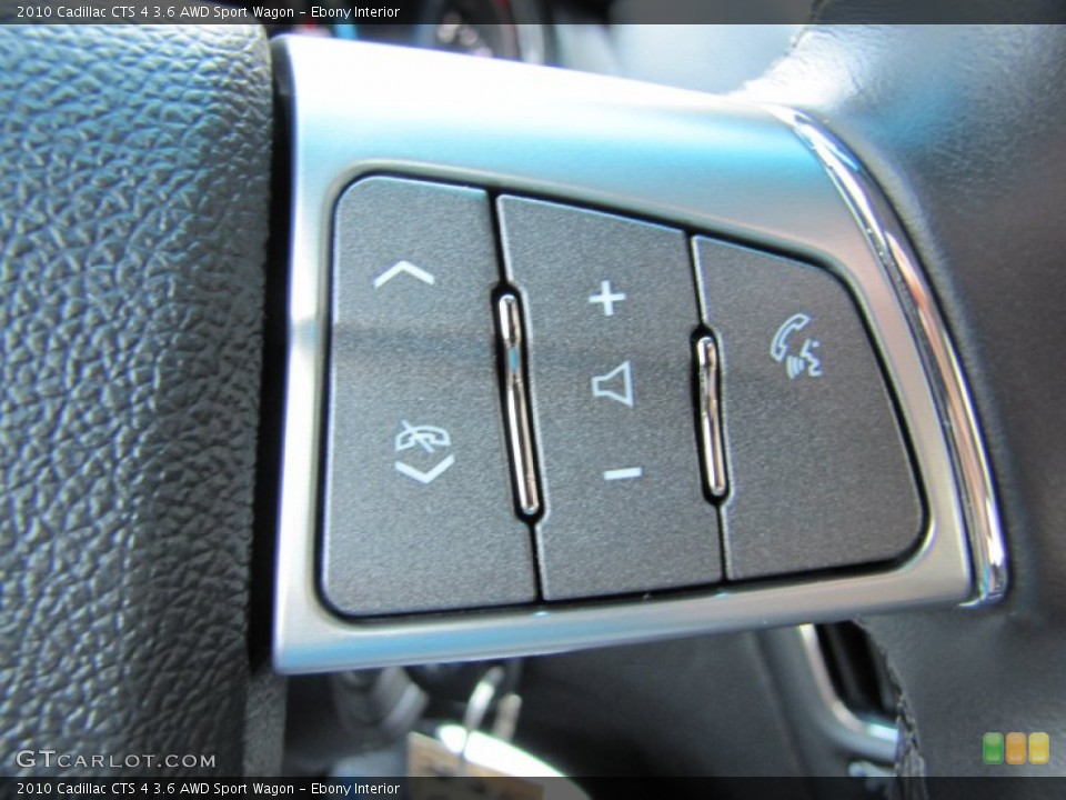 Ebony Interior Controls for the 2010 Cadillac CTS 4 3.6 AWD Sport Wagon #70962235