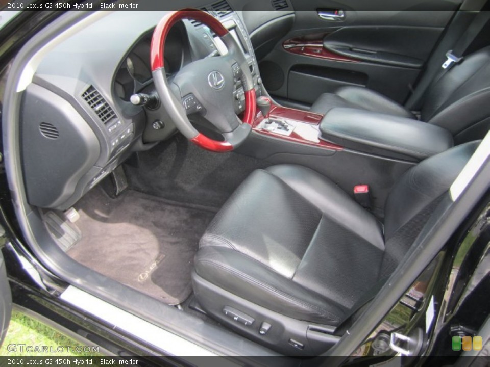 Black Interior Photo for the 2010 Lexus GS 450h Hybrid #70962406