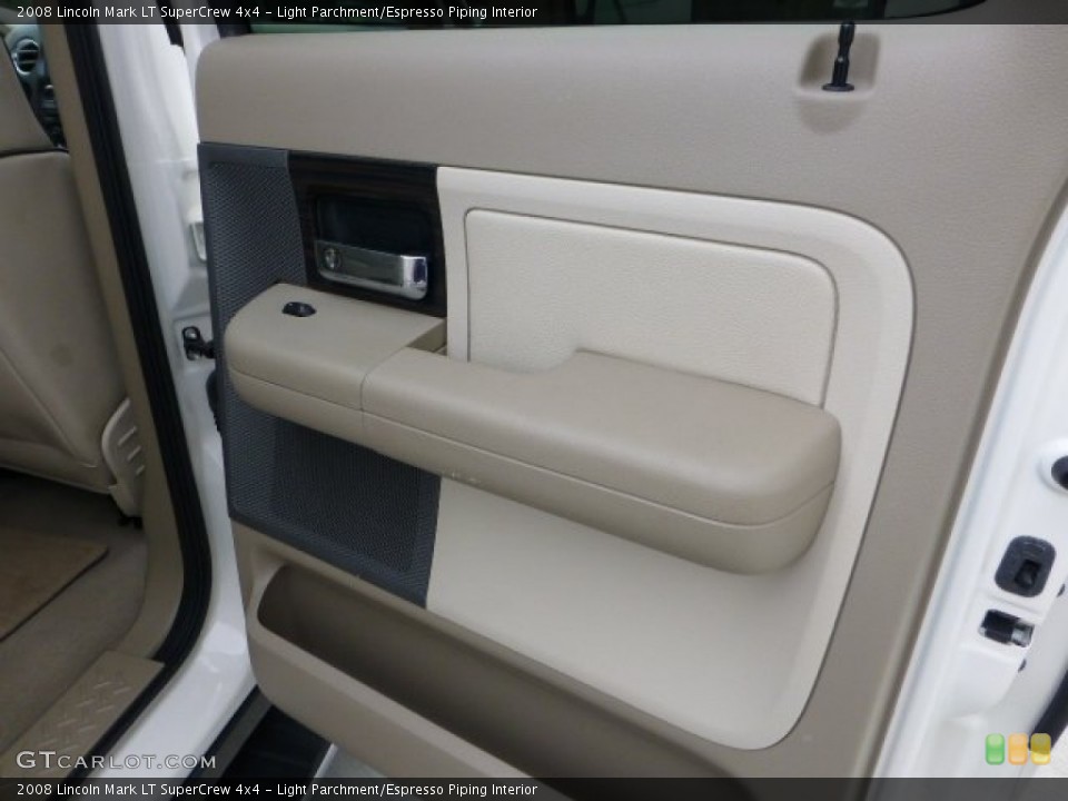 Light Parchment/Espresso Piping Interior Door Panel for the 2008 Lincoln Mark LT SuperCrew 4x4 #70963873