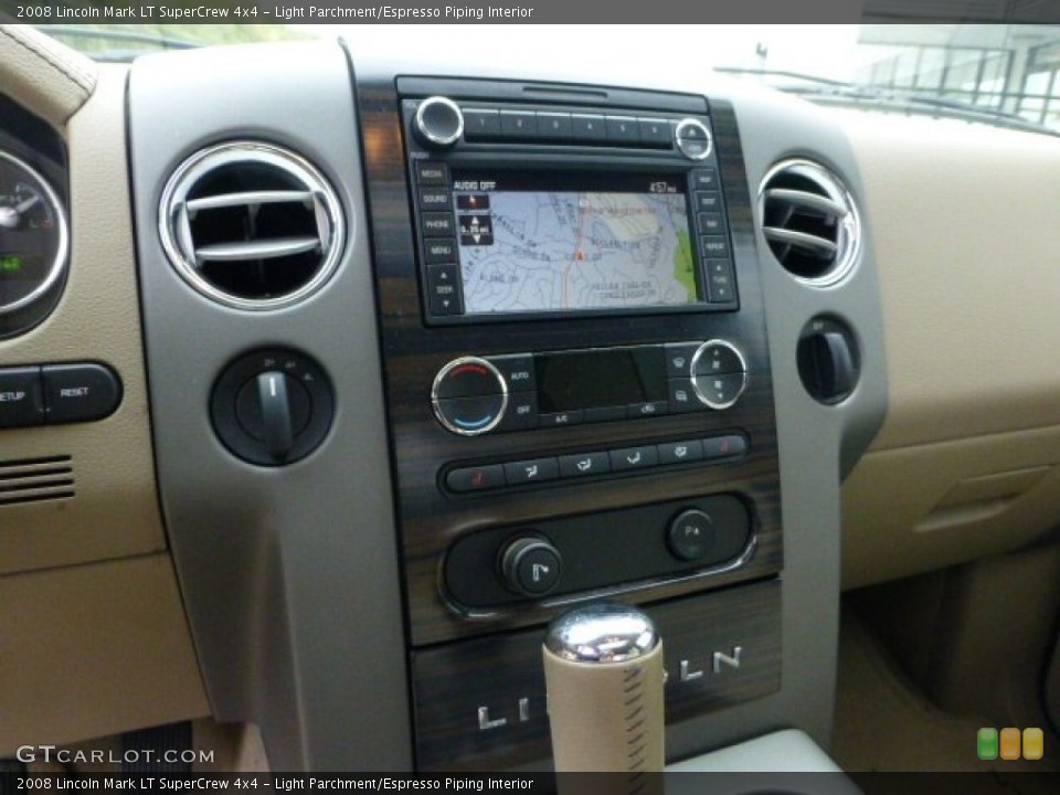 Light Parchment/Espresso Piping Interior Controls for the 2008 Lincoln Mark LT SuperCrew 4x4 #70963945