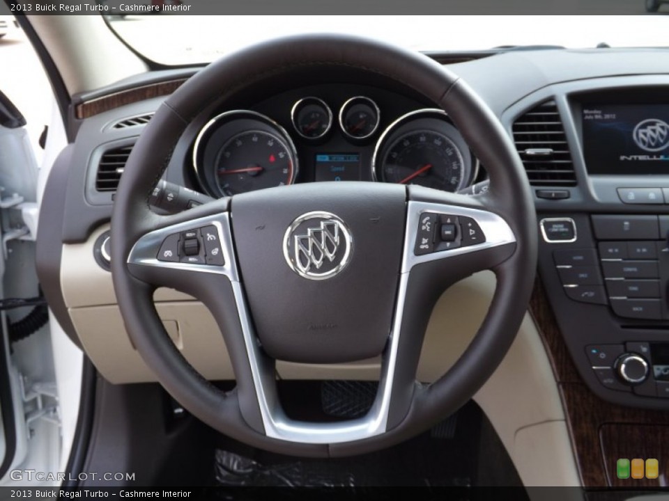 Cashmere Interior Steering Wheel for the 2013 Buick Regal Turbo #70964779