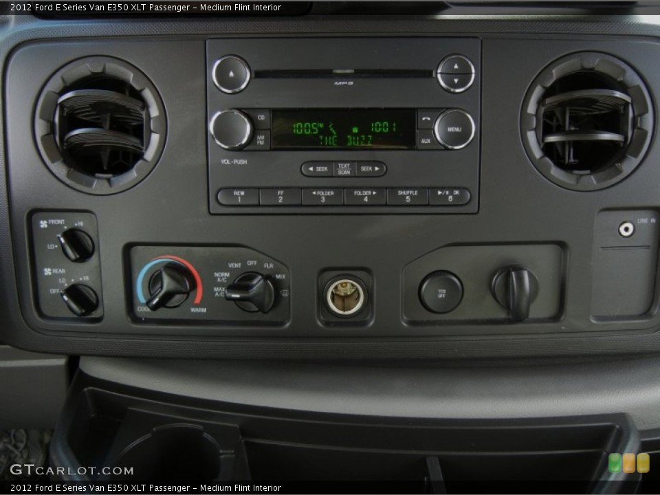 Medium Flint Interior Controls for the 2012 Ford E Series Van E350 XLT Passenger #70967071