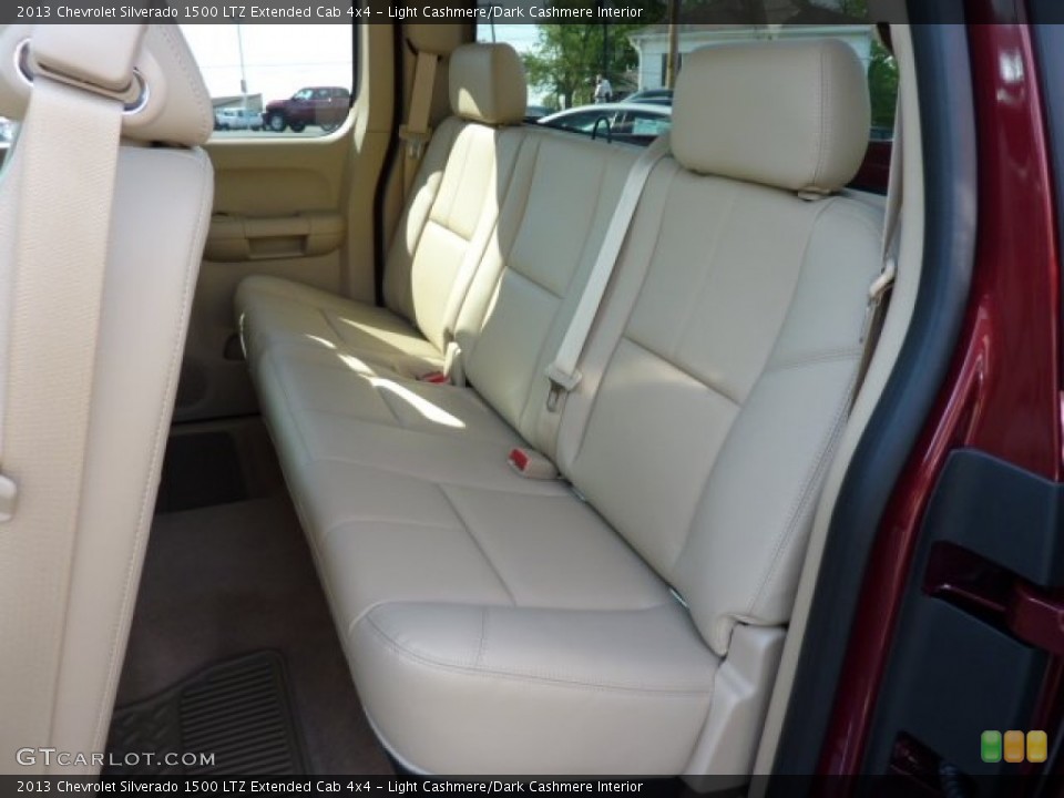 Light Cashmere/Dark Cashmere Interior Rear Seat for the 2013 Chevrolet Silverado 1500 LTZ Extended Cab 4x4 #70968283