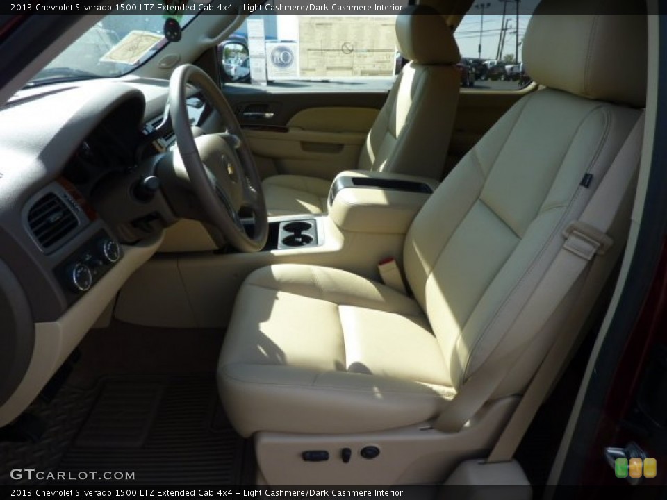 Light Cashmere/Dark Cashmere Interior Front Seat for the 2013 Chevrolet Silverado 1500 LTZ Extended Cab 4x4 #70968301