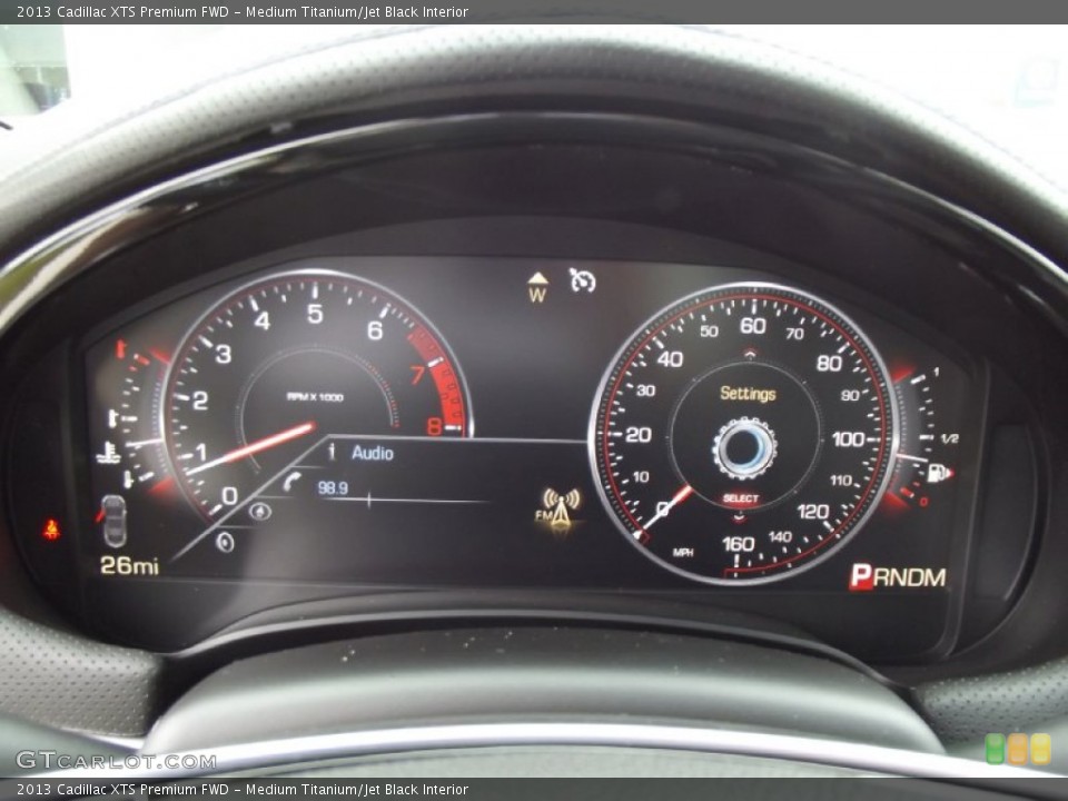Medium Titanium/Jet Black Interior Gauges for the 2013 Cadillac XTS Premium FWD #70970047
