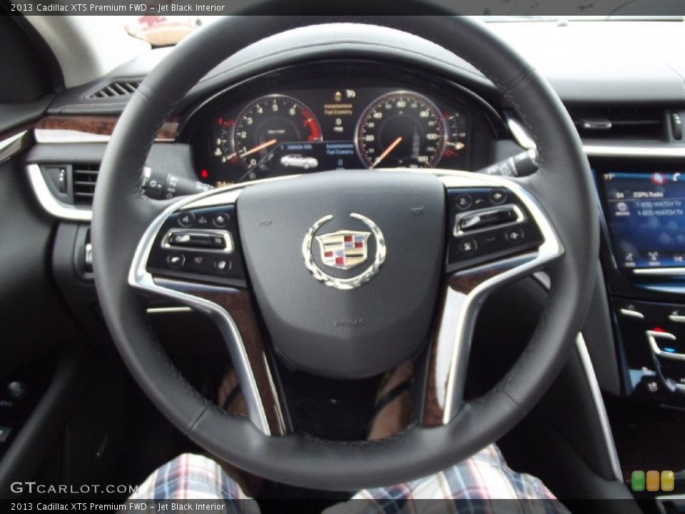 Jet Black Interior Steering Wheel for the 2013 Cadillac XTS Premium FWD #70970188