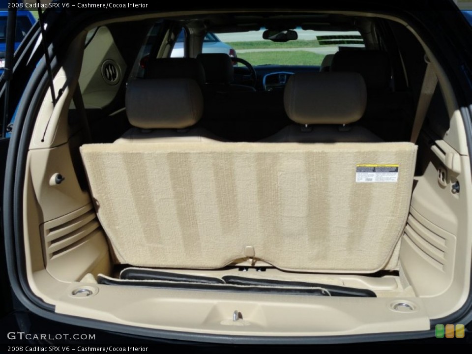Cashmere/Cocoa Interior Trunk for the 2008 Cadillac SRX V6 #70971964