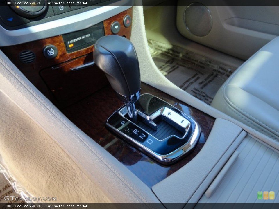 Cashmere/Cocoa Interior Transmission for the 2008 Cadillac SRX V6 #70972052