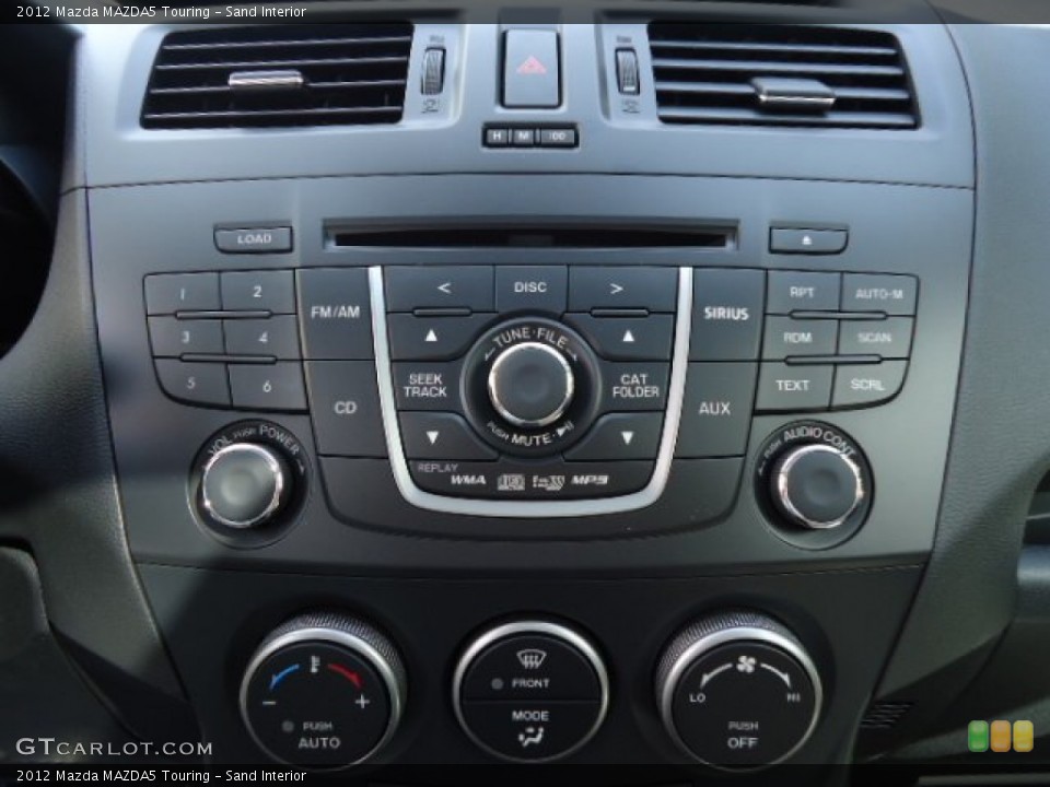 Sand Interior Controls for the 2012 Mazda MAZDA5 Touring #70975780