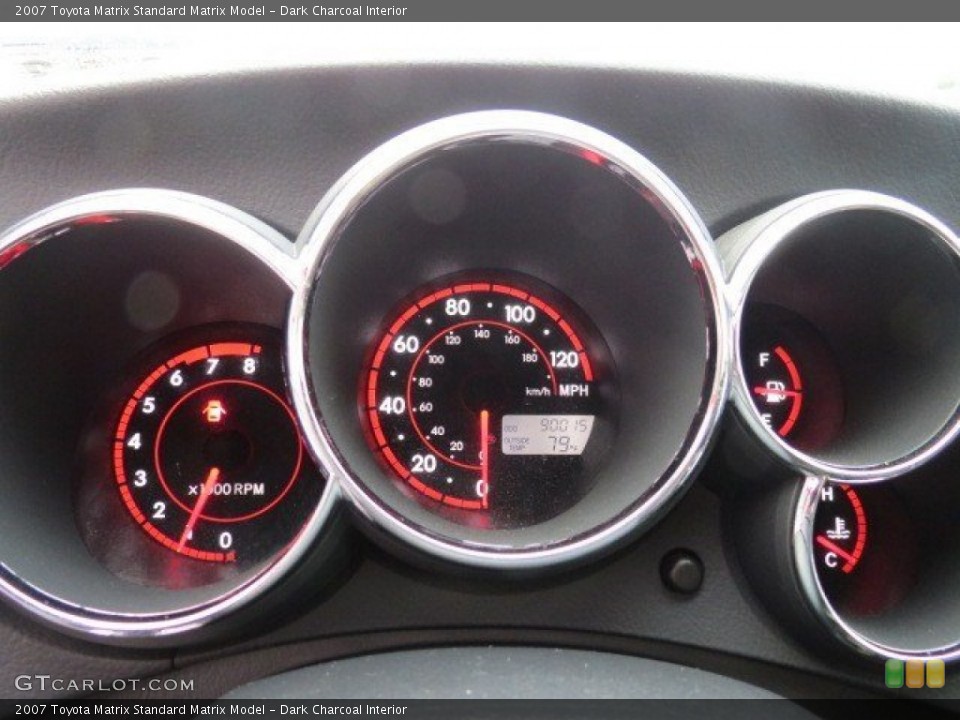 Dark Charcoal Interior Gauges for the 2007 Toyota Matrix  #70977301