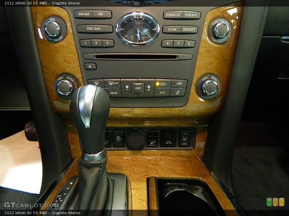 Graphite Interior Controls for the 2012 Infiniti QX 56 4WD #70978021