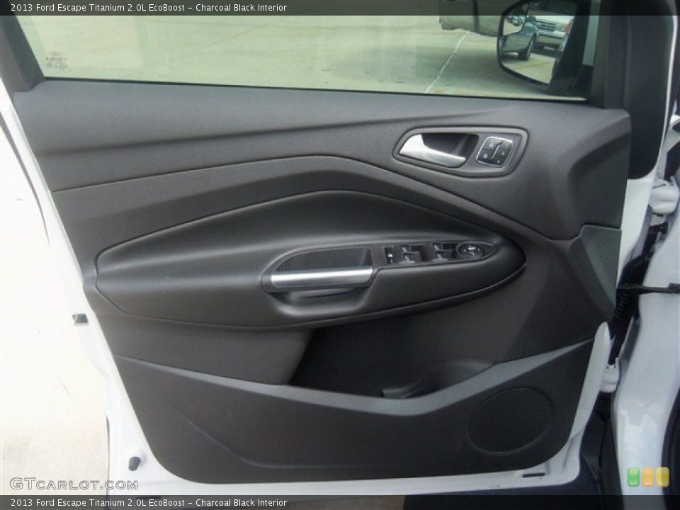 Charcoal Black Interior Door Panel for the 2013 Ford Escape Titanium 2.0L EcoBoost #70978196