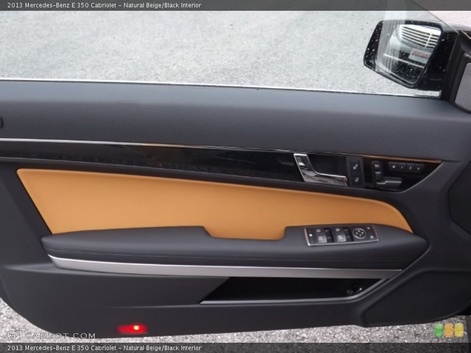 Natural Beige/Black Interior Door Panel for the 2013 Mercedes-Benz E 350 Cabriolet #70979860