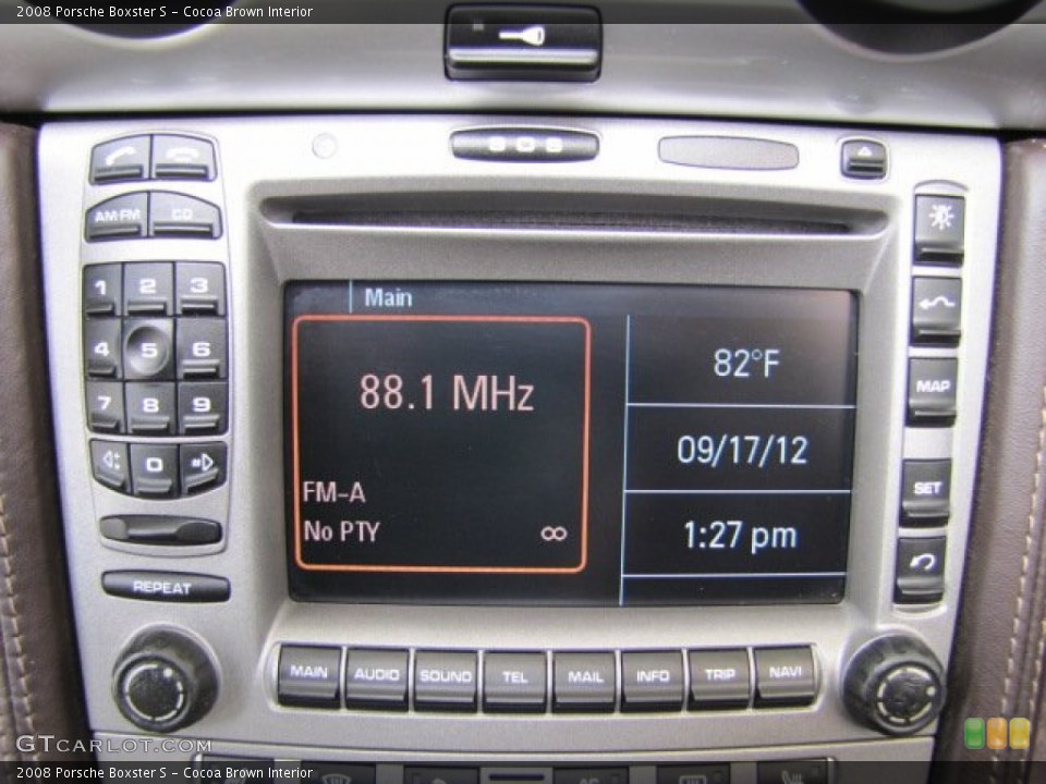 Cocoa Brown Interior Audio System for the 2008 Porsche Boxster S #70988794